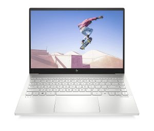 HP ENVY 14-eb0020TX (Silver) 11th Gen i5-1135G7/16GB/512 GB SSD/4GB Nvidia Geforce GTX 1650Ti/Win 10 MSO H & S 2019/Backlit Keyboard, FPR/14" 16:10 aspect ratio WUXGA Antiglare IPS 400 nits Low Power Narrow Border flat/Win 11 Ready