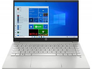 HP Pavilion 14-ec0033AU* Ryzen 5-5500U hexa/16GB/512 GB SSD/AMD Radeon Integrated Graphics/W10 MSO H & S 2019/Backlit KBD, FPR, Alexa built-in/14" FHD Antiglare ultraslim 250 nits/Win 11 Ready