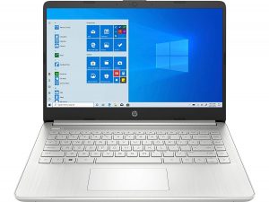 HP 14s-fq1030AU AMD Ryzen 5 5500U/8 GB/512GB SSD/Radeon Integrated Graphics/W10 MSO H & S 2019/Backlit KBD; Alexa Built-in/14 FHD Brightview 250 nits Narrow border/Win 11 Ready