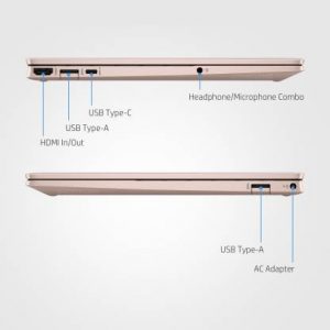 HP Pavilion Aero 13-be0205AU/Ryzen 5-5600U/16GB/512 GB SSD/AMD Radeon Integrated Graphics/Win11 MSO H & S 2019/Pale Rose Gold +MAG C-deck - FPR, 970 gms/13.3 WQXGA (2560x1600) Antiglare 400 nits IPS Narrow Border/Win 11 Pre-installed